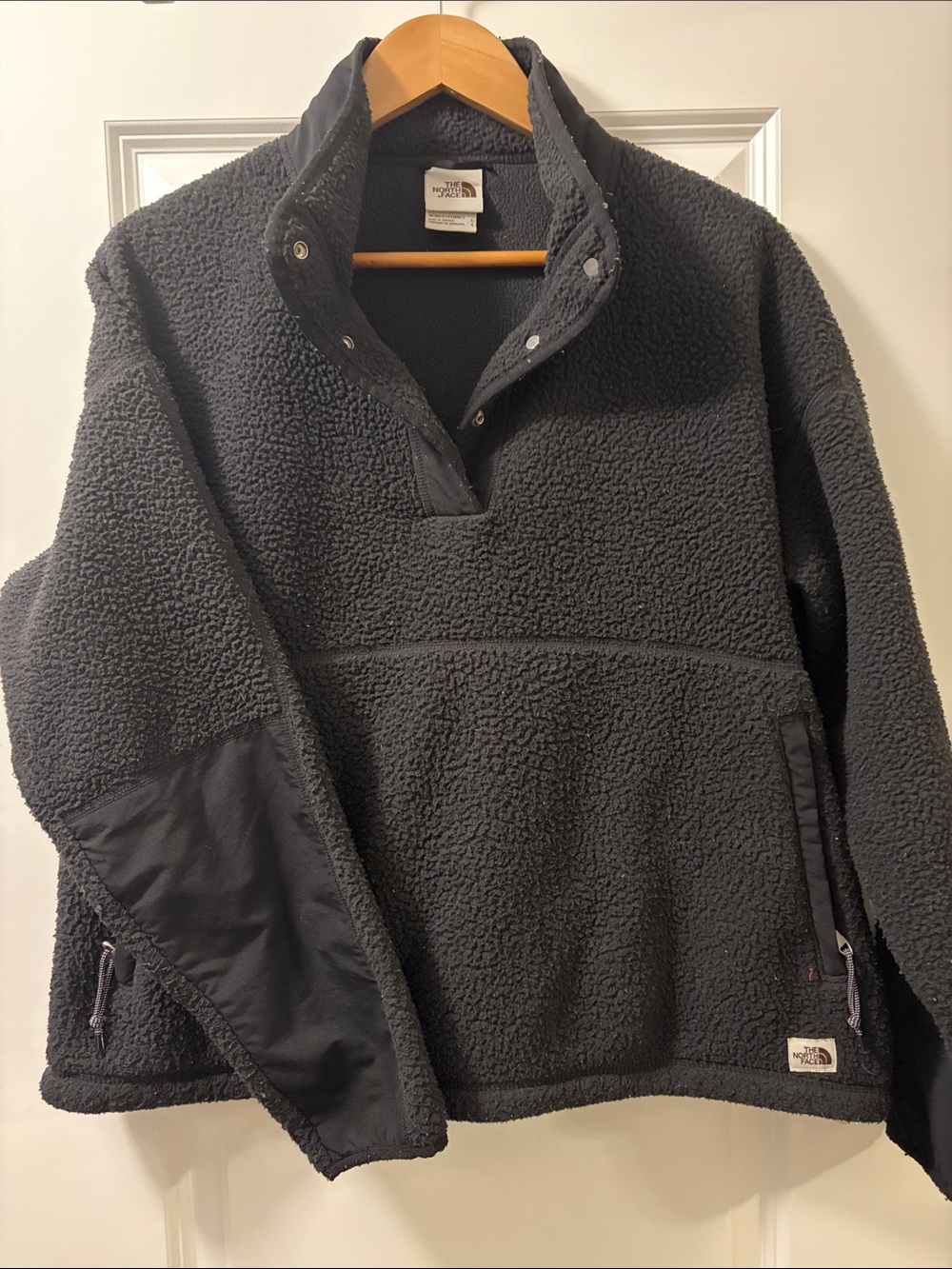 The North Face Black fleece pullover